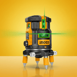 Ingco Laser Measure Ingco 360° Self-Leveling Green Line Laser With 35m Range - HLL306502