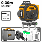 Ingco Laser Measure Ingco 3D Self Leveling Green Line Laser - HLL255267