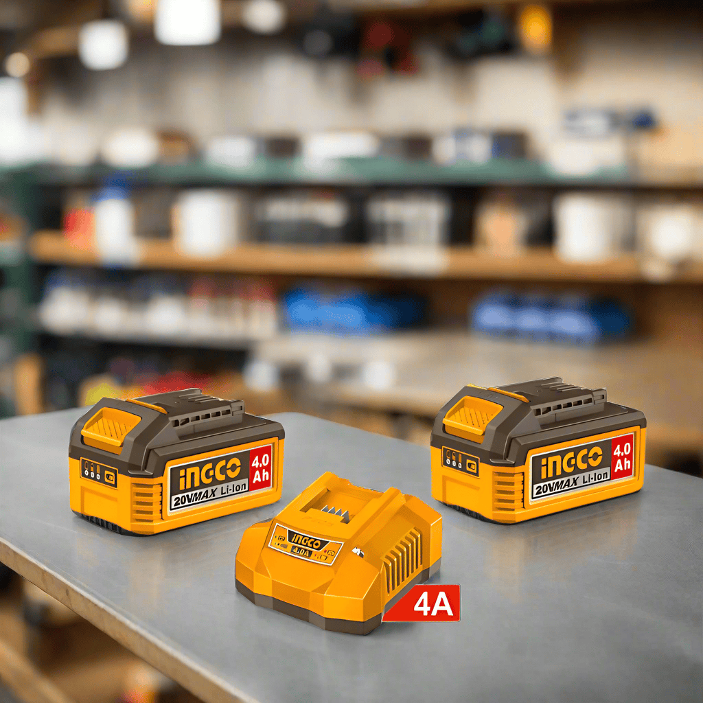 Ingco Batteries & Chargers Ingco 4.0Ah Lithium-Ion Battery And Charger Kit - FBCPK2013