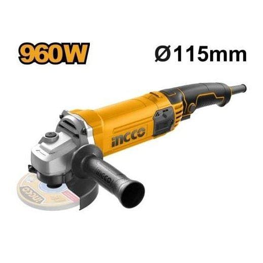 Ingco Grinder Ingco 4.5"/115mm Angle Grinder 960W - AG9608