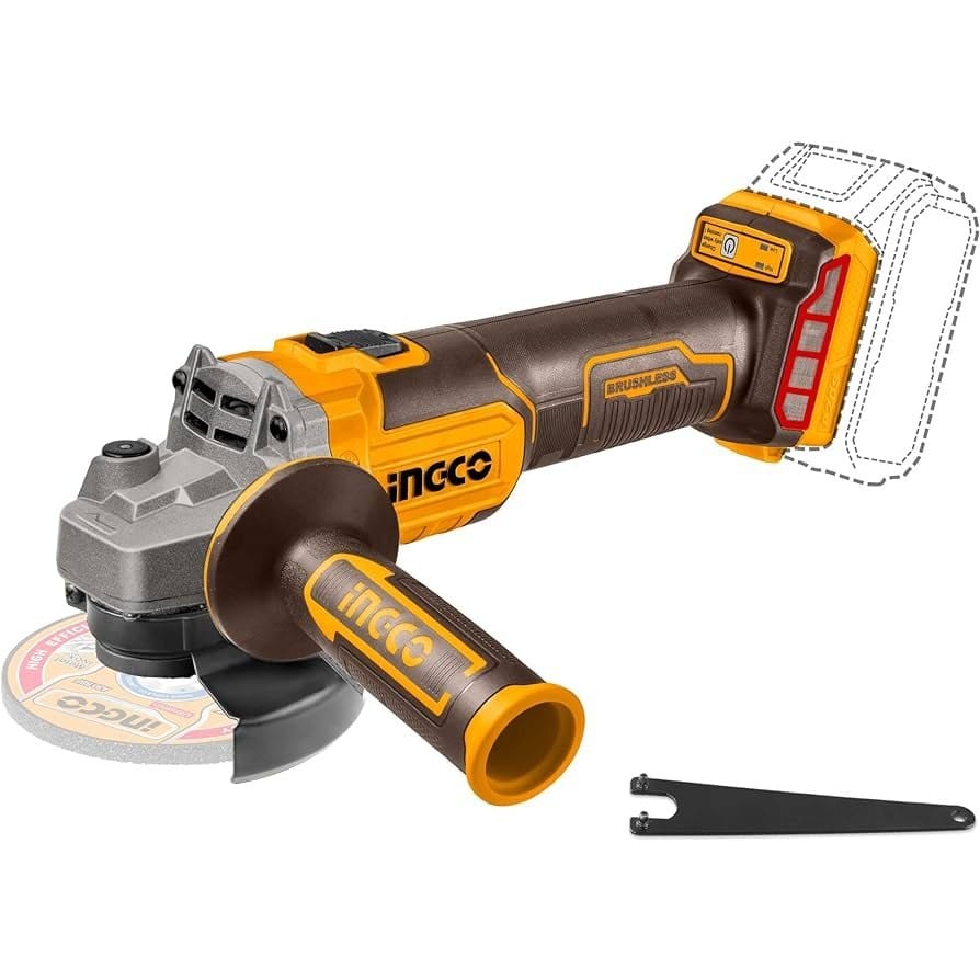 Ingco Grinder Ingco 4.5"/115mm Lithium-Ion Cordless Angle grinder - CAGLI211541