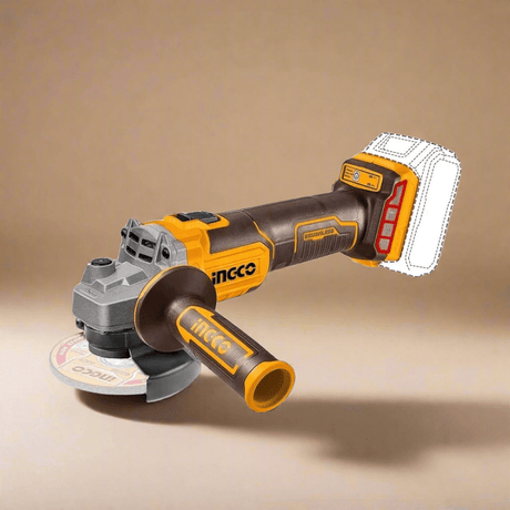 Ingco Grinder Ingco 4.5" Lithium-Ion Cordless Angle Grinder with Brushless Motor – CAGLI211541