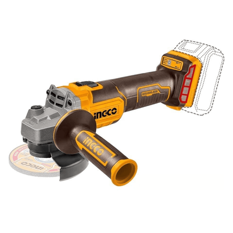 Ingco Grinder Ingco 4.5" Lithium-Ion Cordless Angle Grinder with Brushless Motor – CAGLI211541