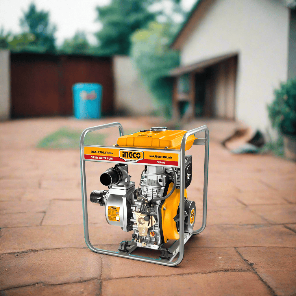 Ingco Diesel Pump Ingco 4" Diesel Water Pump 9.0HP - GEP406