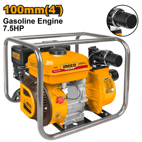Ingco Gasoline Water Pump Ingco 4" Gasoline Water Pump 7.5HP - GWP412