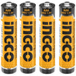 Ingco Batteries & Chargers Ingco 4 Pieces 1.5V LR03 AAA Alkaline Battery - HAB3A01