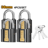 Ingco Padlocks & Accessories Ingco 4-Pieces Iron Padlock Set 38mm - DIPLK4382