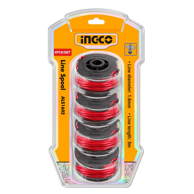 Ingco Trimmer Ingco 4 Pieces Line Spool 1.6mm - ALS1602