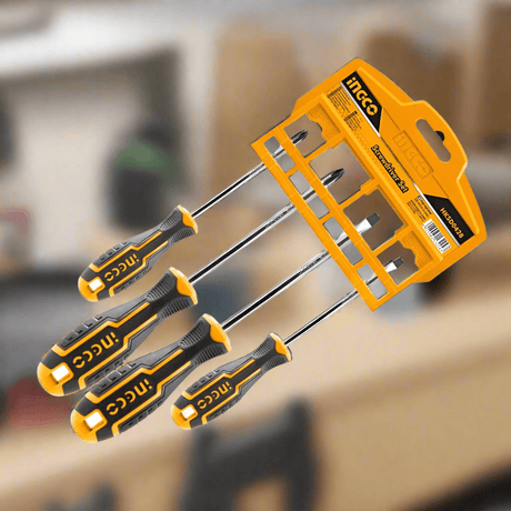 Ingco Screwdrivers Ingco 4 Pieces Screwdriver Set - HKSD0428