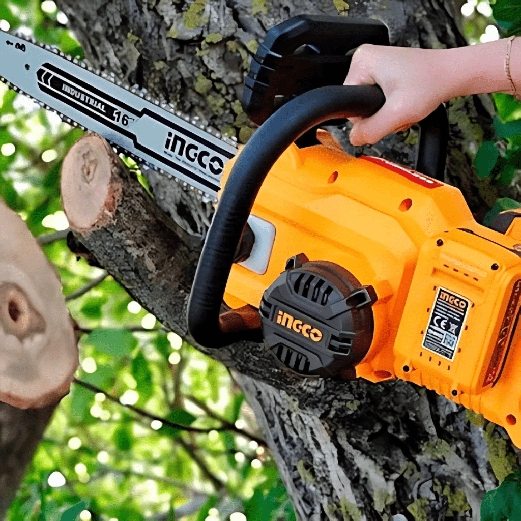Ingco Chainsaw Ingco 40V Brushless 16" Lithium-Ion Cordless Chain Saw with 14.5m/s Chain Speed – CGSLI40168