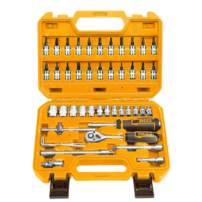 Ingco Wrenches Ingco 46 Pieces 1/4" Socket Wrench Set - HKTS14462