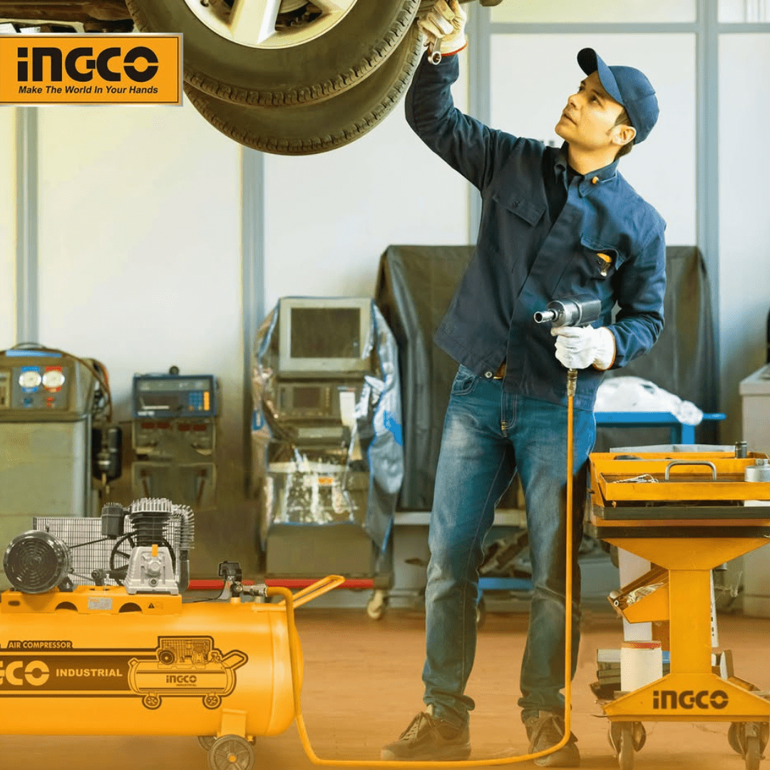 Ingco Compressor & Air Tool Accessories Ingco 4HP 200L Air Compressor – AC402001