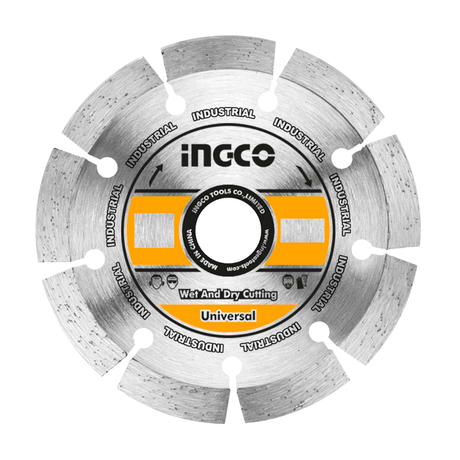 Ingco Grinding & Cutting Wheels Ingco 5" (125mm) Dry Diamond Disc with 7.5mm Blade Width – DMD011254