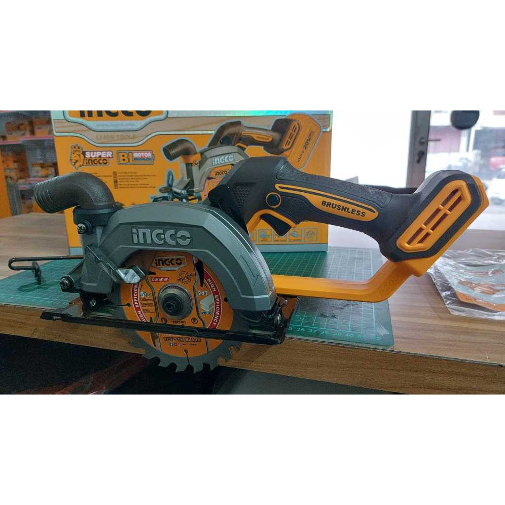 Ingco Circular Saw Ingco 5″ Cordless Lithium Ion Circular Saw 20V - CSLI1402