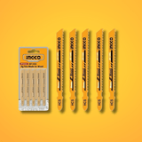 Ingco Saw Blades Ingco 5-Piece Jigsaw Blade for Wood – JBT144D