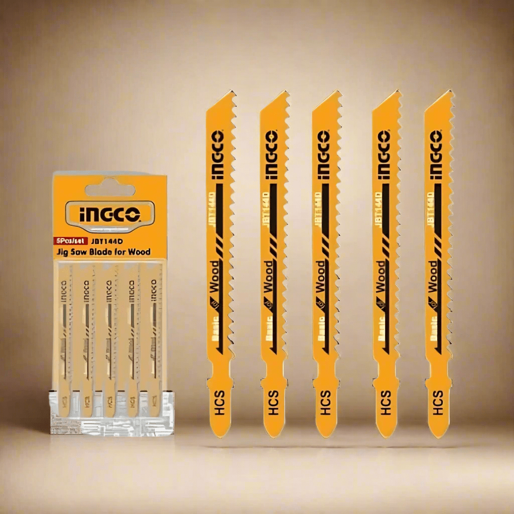 Ingco Saw Blades Ingco 5-Piece Jigsaw Blade for Wood – JBT144D