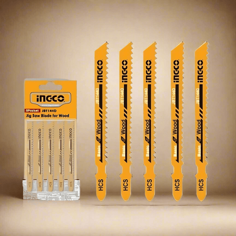 Ingco Saw Blades Ingco 5-Piece Jigsaw Blade for Wood – JBT144D