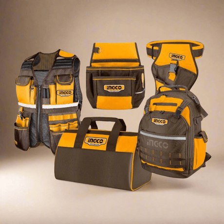 Ingco Tool Boxes Bags & Belts Ingco 5-Piece Tool Bag Set – COS23090