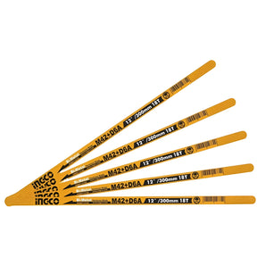 Ingco Hand Saws & Cutting Tools Ingco 5 Pieces 12" Bi-Metal Hacksaw Blade 18T - HSBKT12185