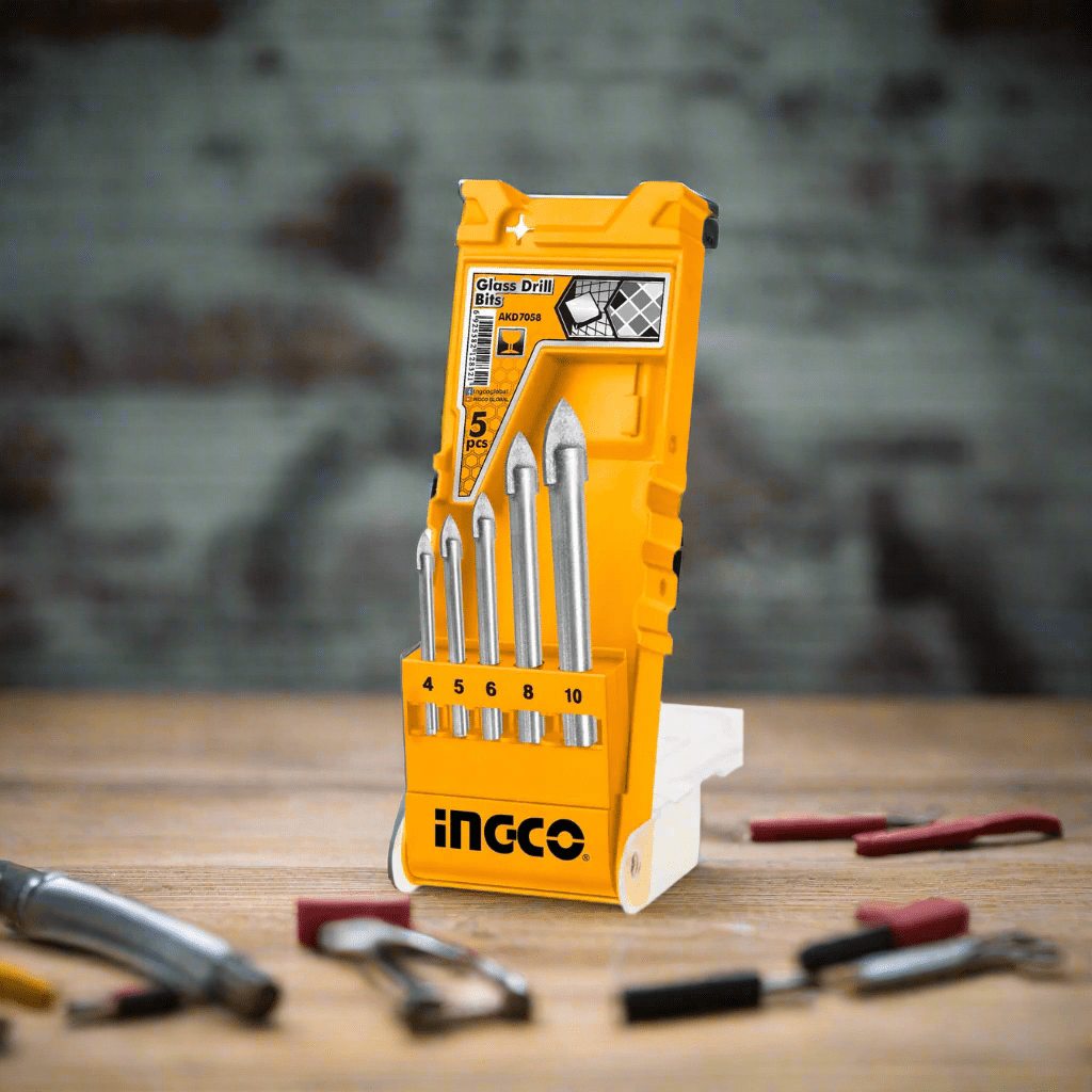 Ingco Drill Bits Ingco 5 Pieces Glass Drill Bit Set - AKD7058