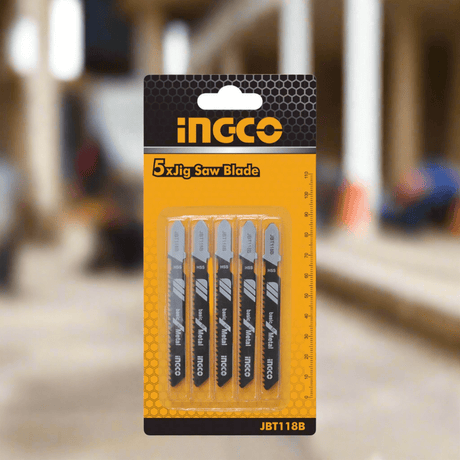 Ingco Saw Blades Ingco 5 Pieces Jigsaw Blade for Metal - JBT118B