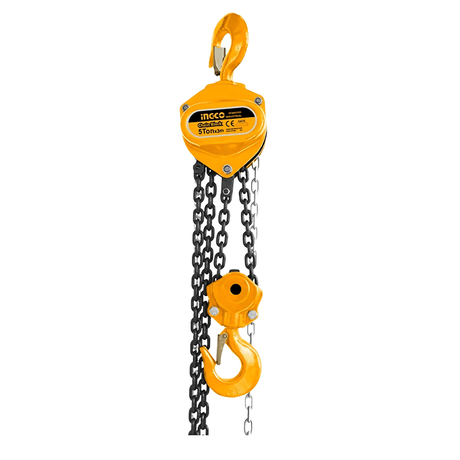 Ingco Hanging Tools Ingco 5 Ton x 3m Chain Block - HCBK0205