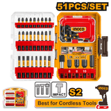 Ingco Screwdriver Bits Ingco 51-Piece Impact Screwdriver Bit Set - AKDL25106