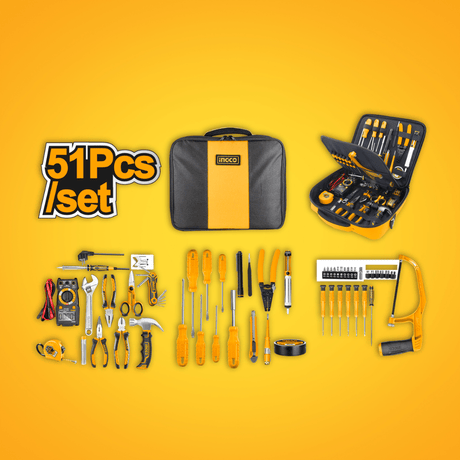 Ingco Tool Set Ingco 51 Pieces Telecom Tool Set - HKTTS0511