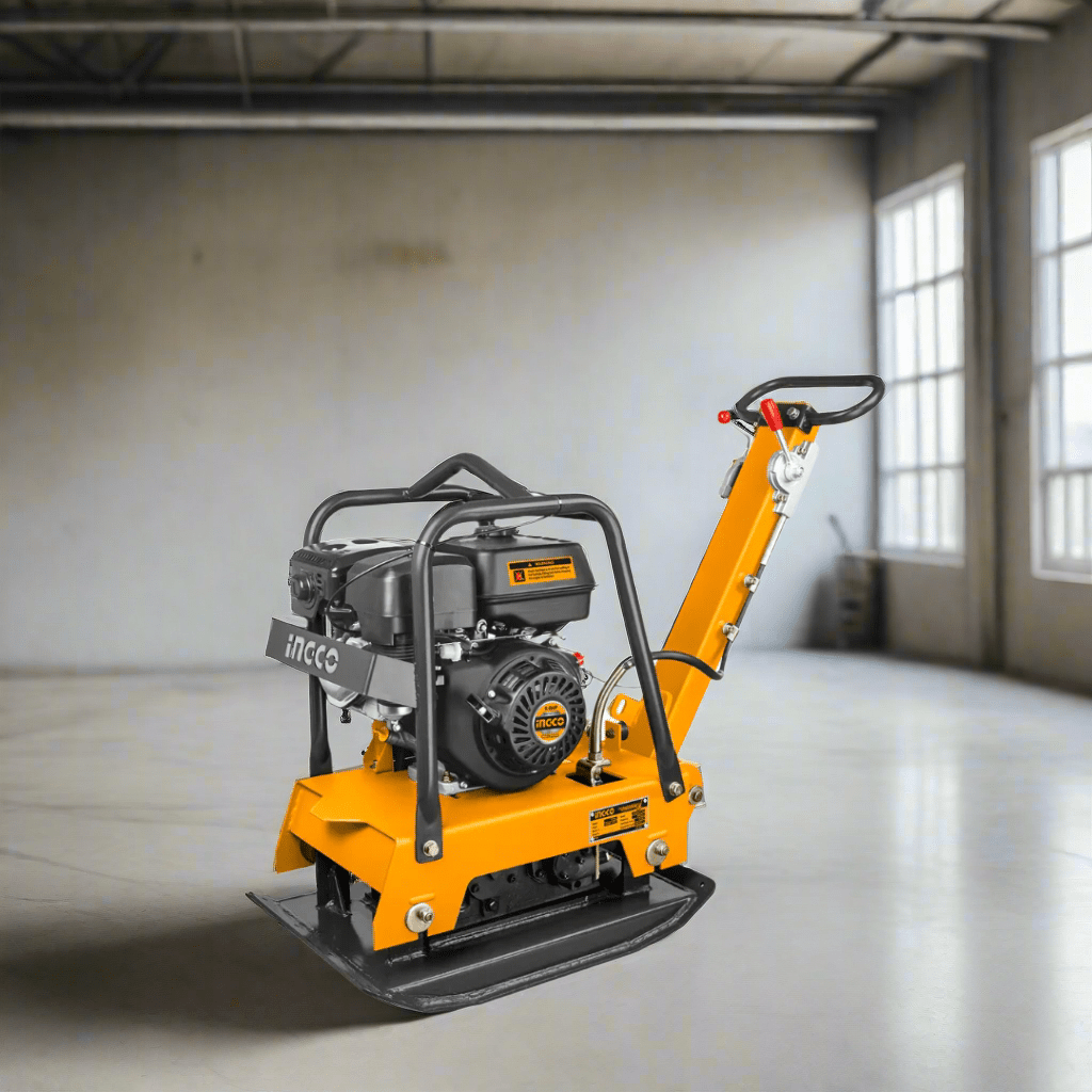 Ingco Construction Equipment Ingco 6.0KW (9.0HP) Gasoline Reversible Plate Compactor with 30.5kN Force – GCP160-2