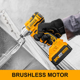 Ingco Impact Wrench & Driver Ingco 6.35mm Brushless Lithium-Ion Cordless Impact Driver with Two 20V 2.0Ah Batteries & Charger - CIRLI2017