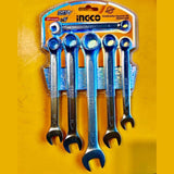 Ingco Wrenches Ingco 6 Pieces Combination Spanner Set 8-17mm - HKSPA1068