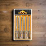 Ingco Chisels Files Planes & Punches Ingco 6-Pieces File Set - HKTF63