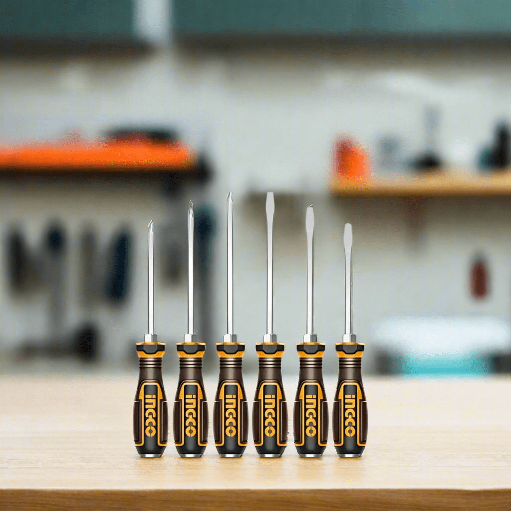 Ingco Screwdrivers Ingco 6 Pieces Go-Through Screwdriver Set - HGTST0608