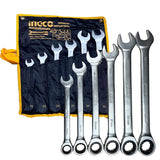 Ingco Wrenches Ingco 6 Pieces Rachet Spanner Set - HKSPAR1061