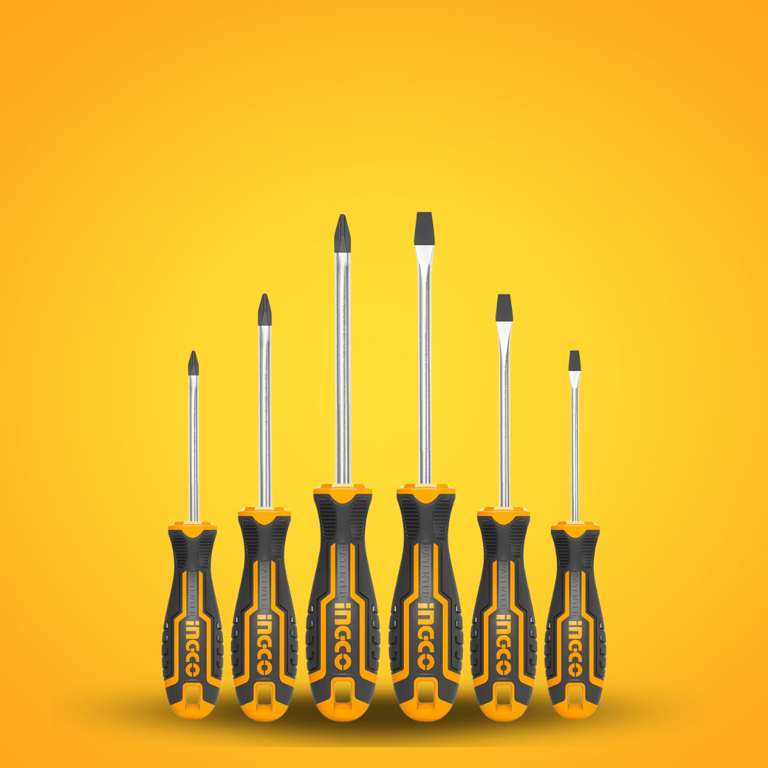Ingco Screwdrivers Ingco 6 Pieces Screwdriver Set - HKSD0628