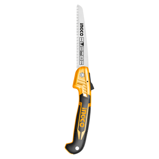 Ingco Hand Saws & Cutting Tools Ingco 7″ Folding Saw with Precision Triple Teeth – HFSW18028C
