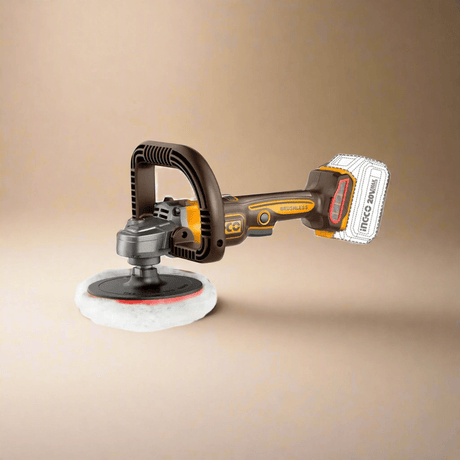 Ingco Automotive Accessories & Maintenance Ingco 7" Lithium-Ion Cordless Angle Polisher 20V with Brushless Motor & 4.0Ah Battery – APLI20181