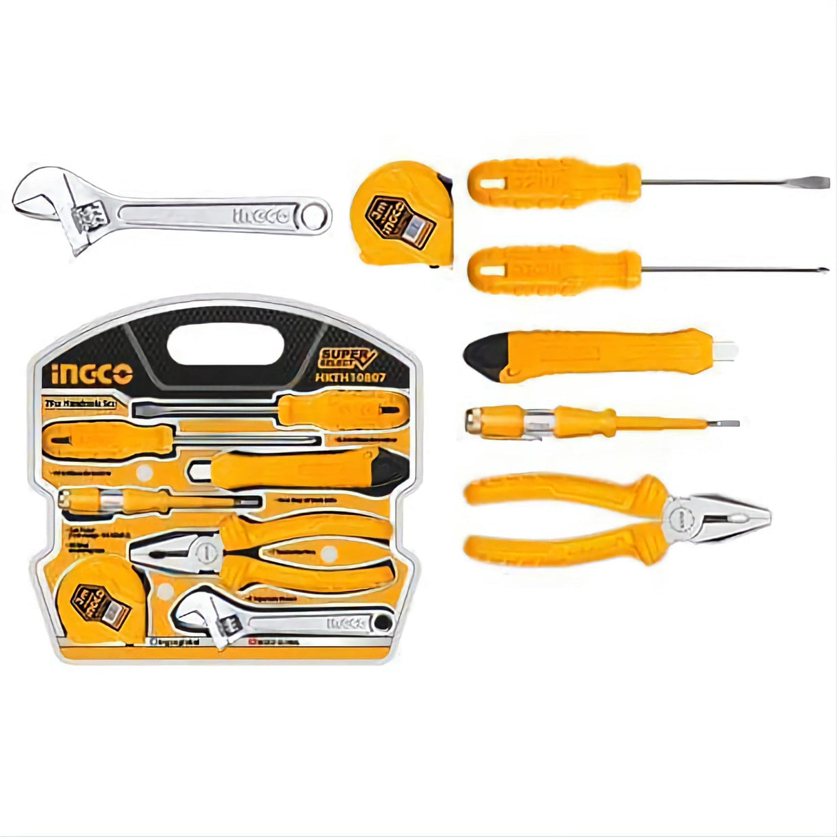 Ingco Tool Set Ingco 7 Pieces Hand Tool Set - HKTH10807