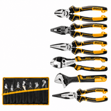 Ingco Pliers Ingco 7 Pieces Pliers Set with Combination, Long Nose & Pump Pliers - HKPS28768