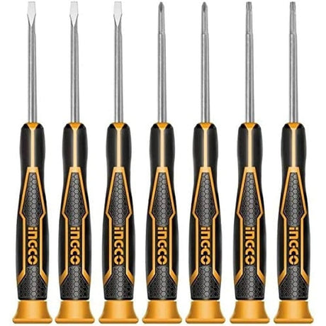 Ingco Screwdrivers Ingco 7 Pieces Precision Screwdriver Set - HKSD0718