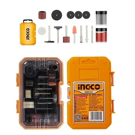 Ingco Oscillating Tool Accessories Ingco 73 Pieces Accessories for Mini Die Grinder - AKMG7072