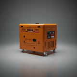 Ingco Generators Ingco 8.0KW Three-Phase Silent Diesel Generator 15HP with Electric Start & 25L Fuel Tank - GSE800032