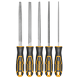 Ingco Chisels Files Planes & Punches Ingco 8" 5-Piece Steel File Set – HKTFS0508