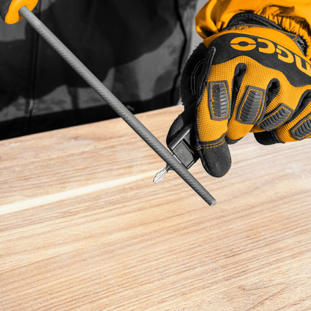 Ingco Chisels Files Planes & Punches Ingco 8" 5-Piece Steel File Set – HKTFS0508