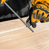 Ingco Chisels Files Planes & Punches Ingco 8" 5-Piece Steel File Set – HKTFS0508