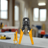Ingco Hand Saws & Cutting Tools Ingco 8" Modular Plug Crimper - HMPC1468P