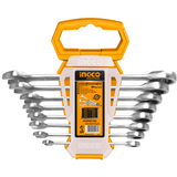 Ingco Wrenches Ingco 8-Piece Ratchet Spanner Set 8-19mm – HKSPAR1082