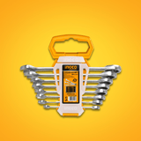 Ingco Wrenches Ingco 8-Piece Ratchet Spanner Set 8-19mm – HKSPAR1082