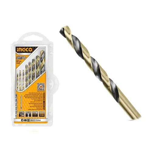 Ingco Drill Bits Ingco 8 Pieces HSS Rolling Twist Drill Bits Set - AKDB0801