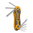 Ingco Sockets & Hex Keys Ingco 8 Pieces Pocket Torx Keys - HHK14083